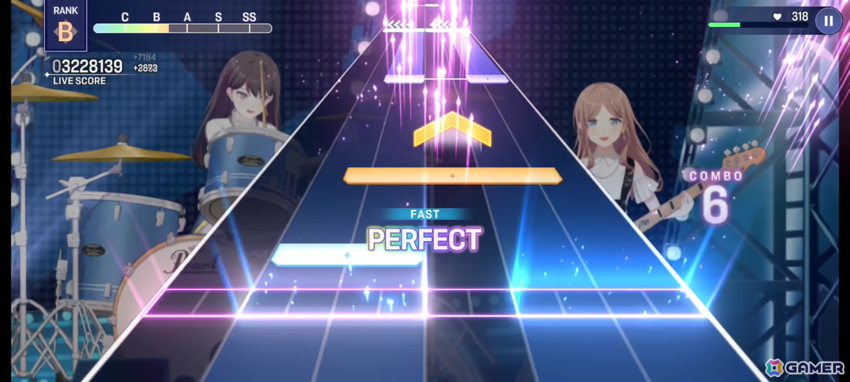 「バンドリ！アワーノーツ」CBTプレイレポート！“撃奏ライブ”は協力・対戦型のリズムゲームにおける新たな仕掛けにの画像