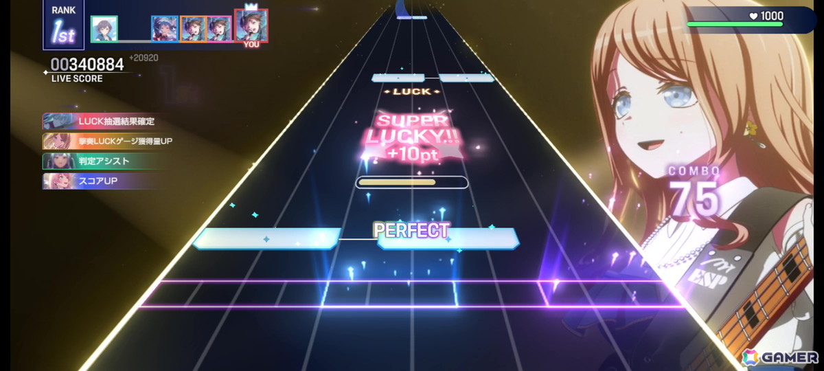 「バンドリ！アワーノーツ」CBTプレイレポート！“撃奏ライブ”は協力・対戦型のリズムゲームにおける新たな仕掛けにの画像