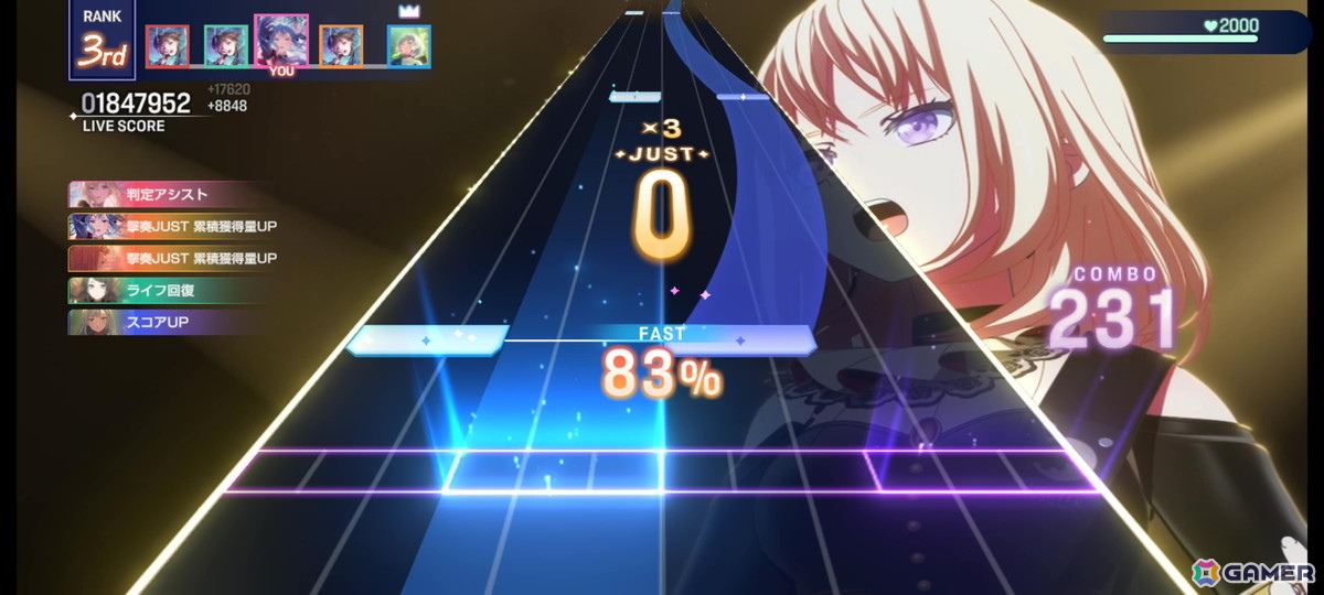 「バンドリ！アワーノーツ」CBTプレイレポート！“撃奏ライブ”は協力・対戦型のリズムゲームにおける新たな仕掛けにの画像