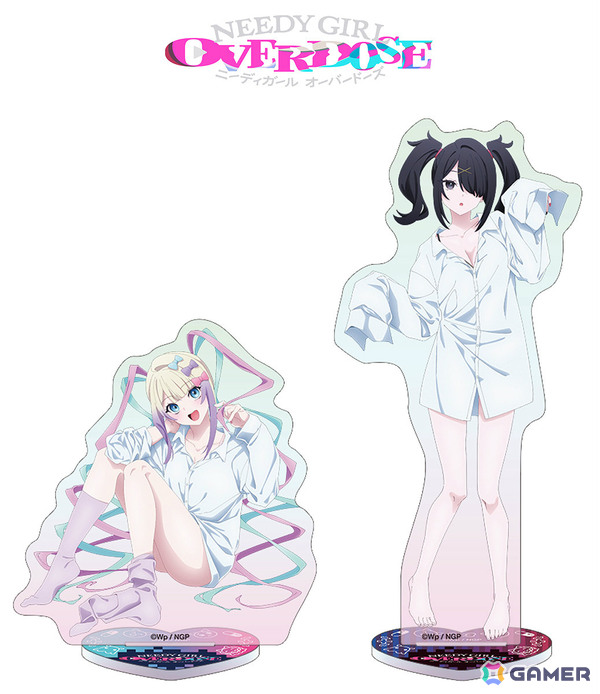 アニメ「NEEDY GIRL OVERDOSE」彼シャツを着た超てんちゃん＆あめちゃんのグッズがアニメイトで発売！イラストカードがもらえるフェアもの画像1