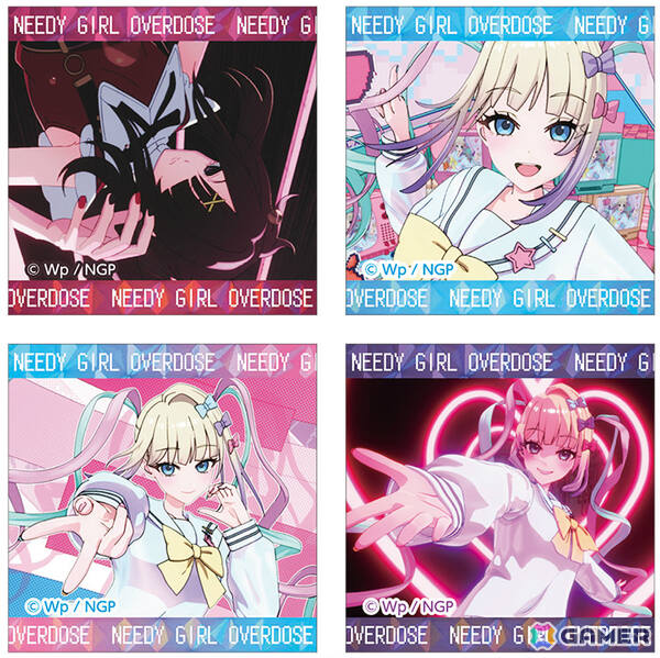 アニメ「NEEDY GIRL OVERDOSE」彼シャツを着た超てんちゃん＆あめちゃんのグッズがアニメイトで発売！イラストカードがもらえるフェアもの画像4