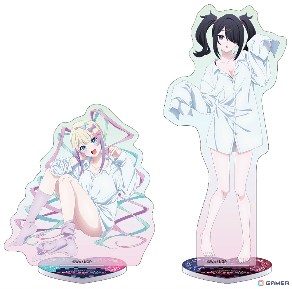 アニメ「NEEDY GIRL OVERDOSE」彼シャツを着た超てんちゃん&あめちゃんのグッズがアニメイトで発売!イラストカードがもらえるフェアもの画像
