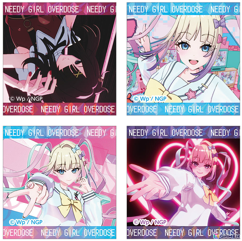 アニメ「NEEDY GIRL OVERDOSE」彼シャツを着た超てんちゃん&あめちゃんのグッズがアニメイトで発売!イラストカードがもらえるフェアもの画像