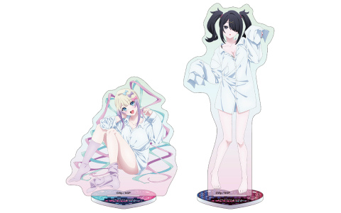 アニメ「NEEDY GIRL OVERDOSE」彼シャツを着た超てんちゃん&あめちゃんのグッズがアニメイトで発売!イラストカードがもらえるフェアも