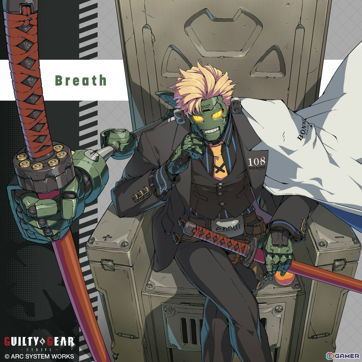 「GUILTY GEAR -STRIVE-」トリッキーな技を多く持つキャラクター「ロボカイ」が参戦!テーマ曲「Breath」やブレイジングパス第二弾も配信の画像