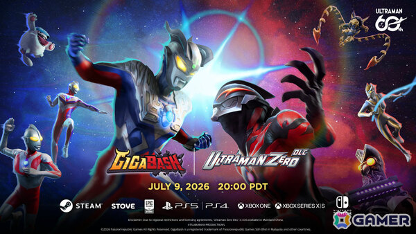 「GIGABASH」ウルトラマンゼロ＆ウルトラマンベリアルが参戦となるDLCが7月10日に配信！の画像1