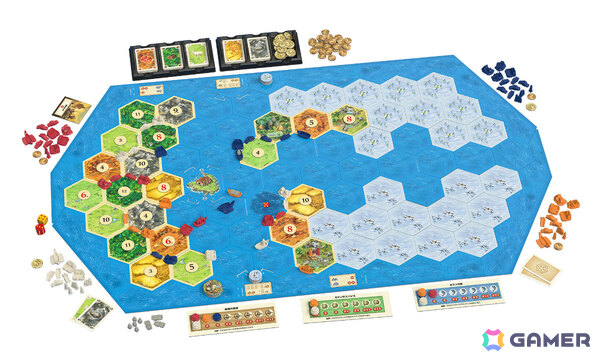ボードゲーム「カタン」拡張版として戦略性を大幅に高める「都市と騎士版」、未知の海を探検する「探険者と海賊版」が7月24日に発売！の画像5