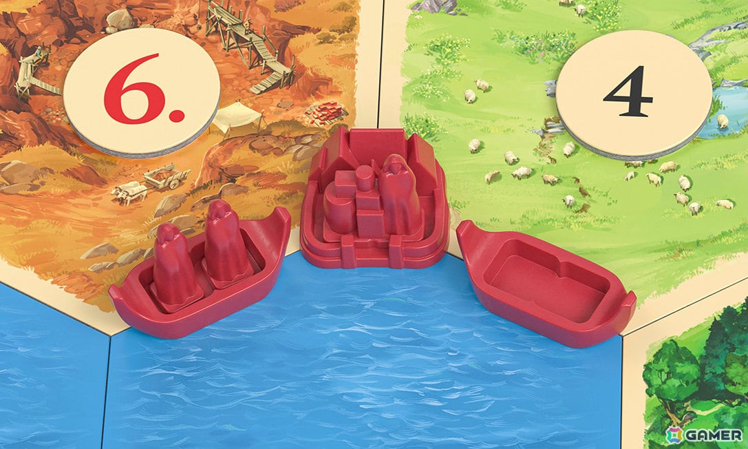 ボードゲーム「カタン」拡張版として戦略性を大幅に高める「都市と騎士版」、未知の海を探検する「探険者と海賊版」が7月24日に発売!の画像