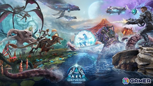 PS5「ARK: Survival Ascended」海洋エリアを大幅に拡張したマップを実装する無料追加コンテンツ「ARK: Genesis Ascended Part 1」が配信！の画像1