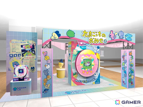 「バンダイナムコ Cross Store」の開業4周年を記念したたまごっちキャンペーンが開催！「たまごっちのおみせ」の内装リニューアルやステッカー配布などを実施の画像2