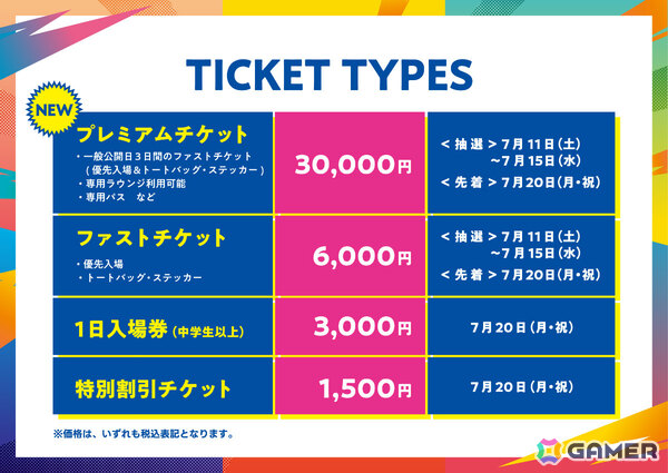 「東京ゲームショウ2026」来場者向け情報が一斉公開！3日間入場できる専用パス付きチケットが登場、メインビジュアルも解禁の画像2