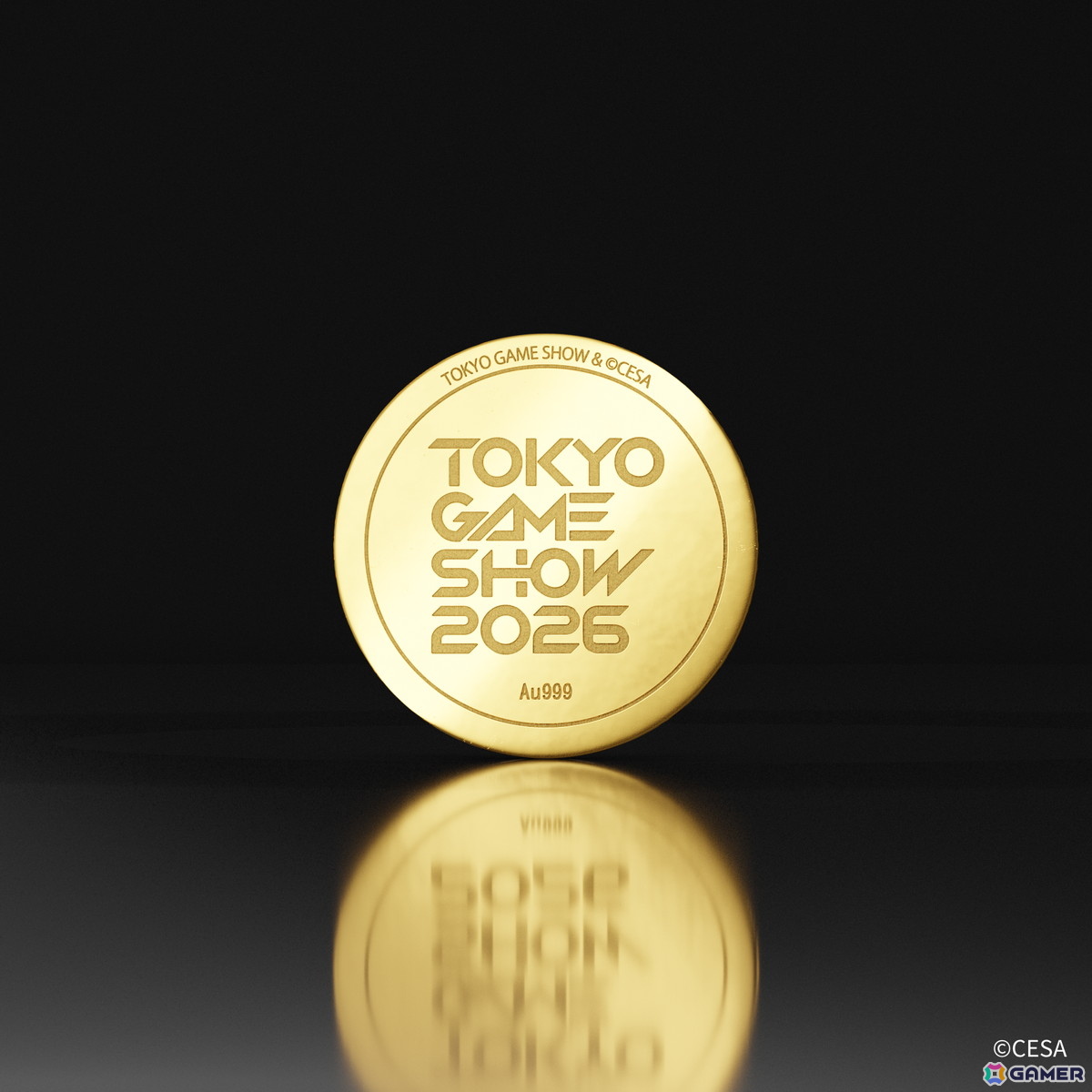 純金メダル裏面
