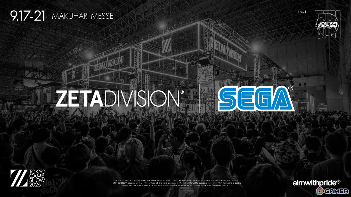 ソニックが加入したZETA DIVISION、東京ゲームショウ2026に出展!セガとタッグを組み特別なラウンジ空間「ZETA DIVISION × SEGA Lounge」を展開の画像