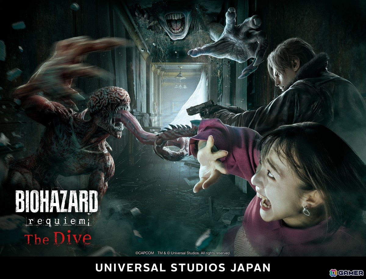 新アトラクション「『バイオハザード レクイエム』 ザ・ダイブ」がUSJの秋イベント「ハロウィーン・ホラー・ナイト」に登場！の画像