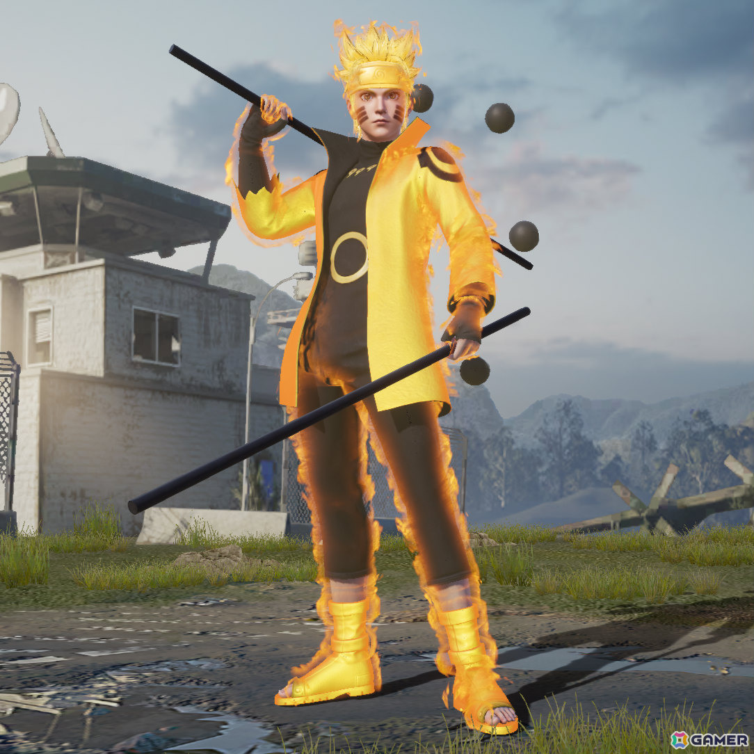 「PUBG MOBILE」で「NARUTO-ナルト- 疾風伝」コラボが開催!ナルトたちのコスチュームが登場、螺旋丸などの忍術を使うこともの画像