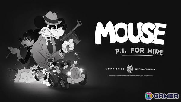 白黒カートゥーン調FPS「MOUSE:やとわれの探偵」PS5/Switch 2パッケージ版が発売！銃火とジャズの音色が響き渡る世界に足を踏み入れろの画像1