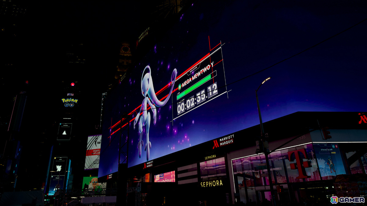 「Pokémon GO」10周年を祝うサプライズイベントがニューヨーク・タイムズスクエアで開催！1,000人以上のトレーナーがメガミュウツーYに挑むの画像3
