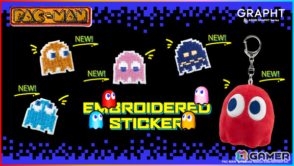 ASOBI GRAPHTと「パックマン」「塊魂」「ことばのパズル もじぴったん」「ミスタードリラー」「ワギャンランド」のコラボグッズが登場!の画像1