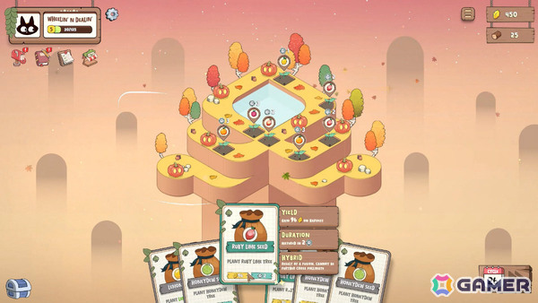 果樹園づくりとカード戦略が融合した農園ゲーム「Life and Lemon」アナウンストレーラーが公開!の画像