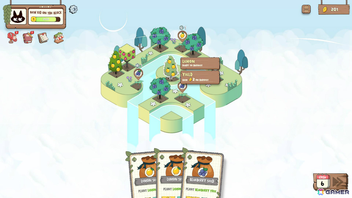 果樹園づくりとカード戦略が融合した農園ゲーム「Life and Lemon」アナウンストレーラーが公開!の画像