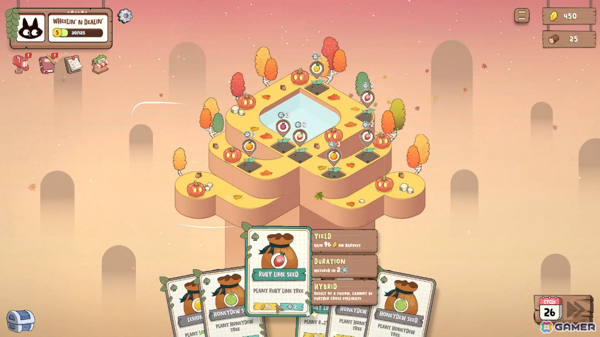 果樹園づくりとカード戦略が融合した農園ゲーム「Life and Lemon」アナウンストレーラーが公開！の画像4