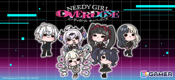 アニメ「NEEDY GIRL OVERDOSE」超てんちゃんたちがミニキャラ“mochocho”に！アクスタや缶バッジなどのグッズが登場の画像1