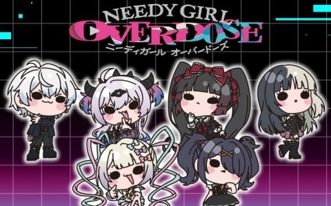 アニメ「NEEDY GIRL OVERDOSE」超てんちゃんたちがミニキャラ“mochocho”に!アクスタや缶バッジなどのグッズが登場