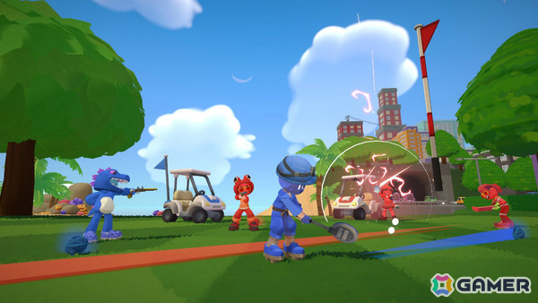 「Super Battle Golf」日本風の新エリア「街中」やチーム対戦モード、新アイテムなどが7月17日に実装!の画像