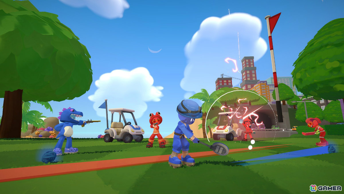 「Super Battle Golf」日本風の新エリア「街中」やチーム対戦モード、新アイテムなどが7月17日に実装！の画像5