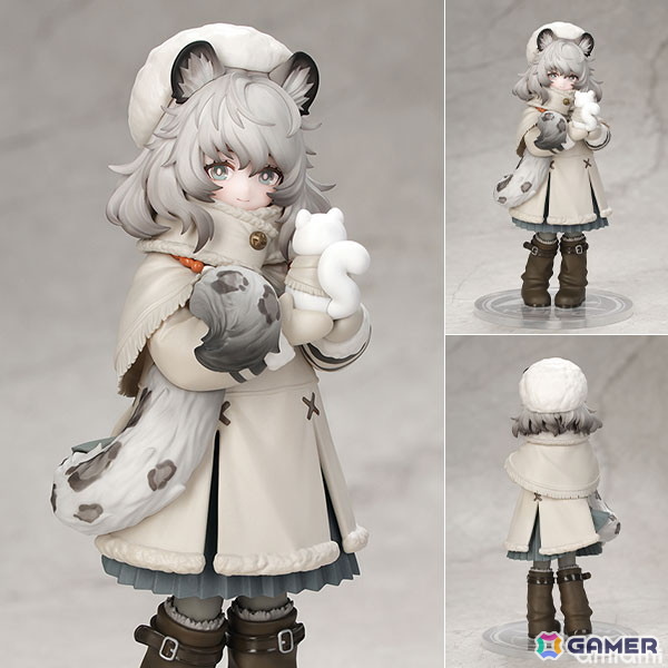 「アークナイツ」小さな雪だるまを抱えた、あどけない姿のプラマニクスが登場!大きな雪帽子の下からはふわふわの耳がそっとのぞくの画像