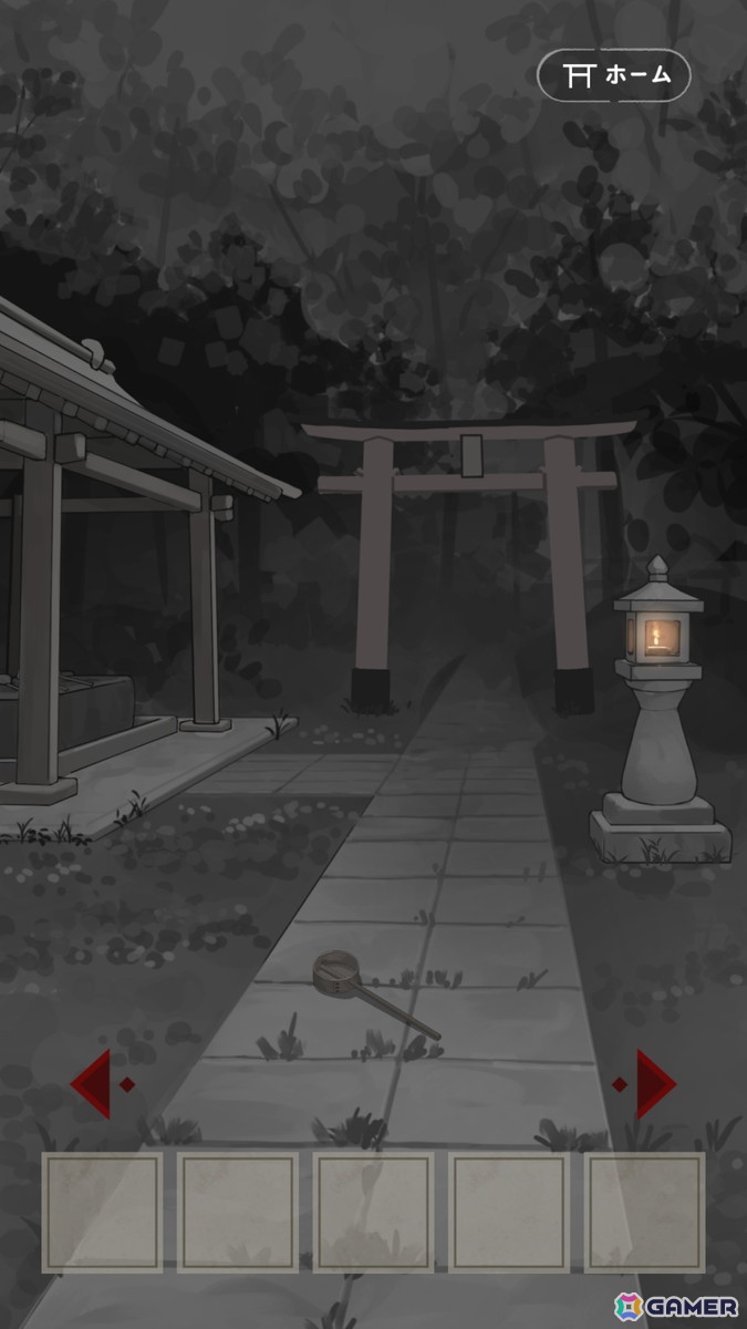 とある町外れの小さな神社からの脱出を目指すゲーム「うばたまの社」がiOS/Android向けにリリース！の画像5