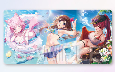 ホロライブプロダクションがコミケ108出展！ホロカのライブスタートデッキや「サマー・ホログラム」のイラストを使用したスリーブセットを展開