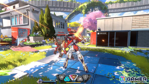 メカ娘対戦アクション「マイア：メルトダウン」実機プレイ映像が初公開！目まぐるしく展開する“全空間超速対戦”に注目の画像