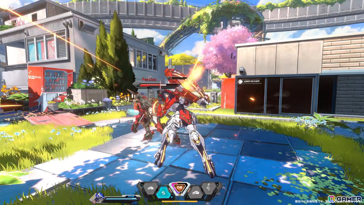 メカ娘対戦アクション「マイア：メルトダウン」実機プレイ映像が初公開！目まぐるしく展開する“全空間超速対戦”に注目の画像3
