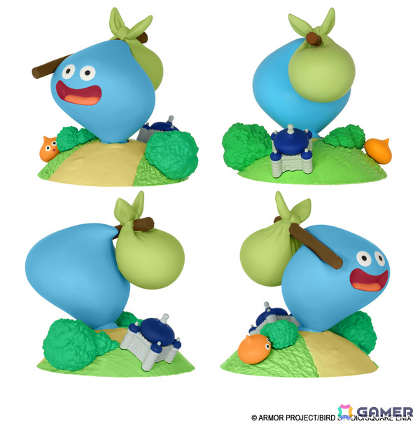 「ドラゴンクエスト」天空装備のメタリックフィギュアがアンティークゴールドで登場！40周年記念ピンズやメタルスライムたちのミニパペットぬいぐるみもの画像
