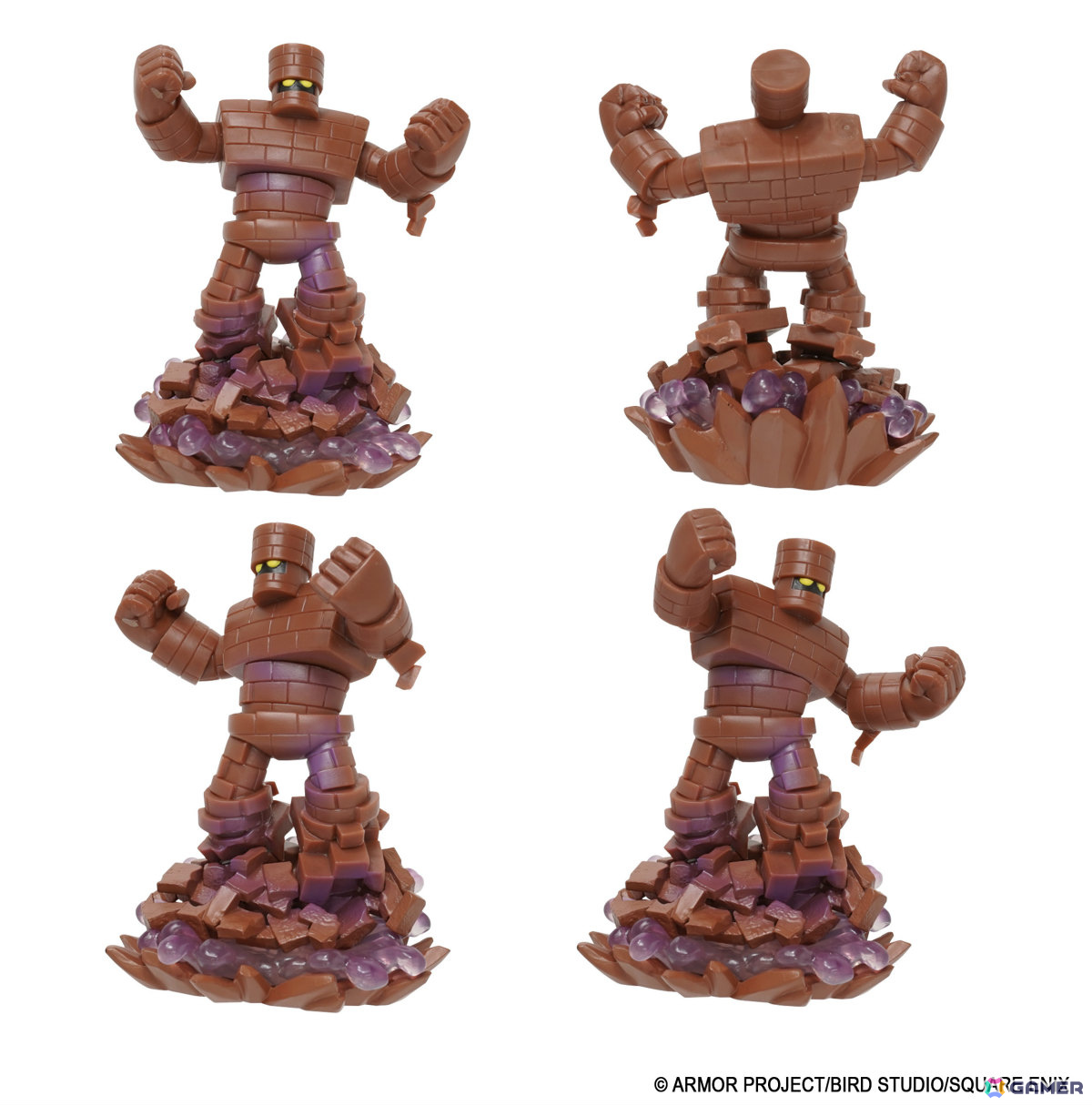 「ドラゴンクエスト」天空装備のメタリックフィギュアがアンティークゴールドで登場！40周年記念ピンズやメタルスライムたちのミニパペットぬいぐるみもの画像27