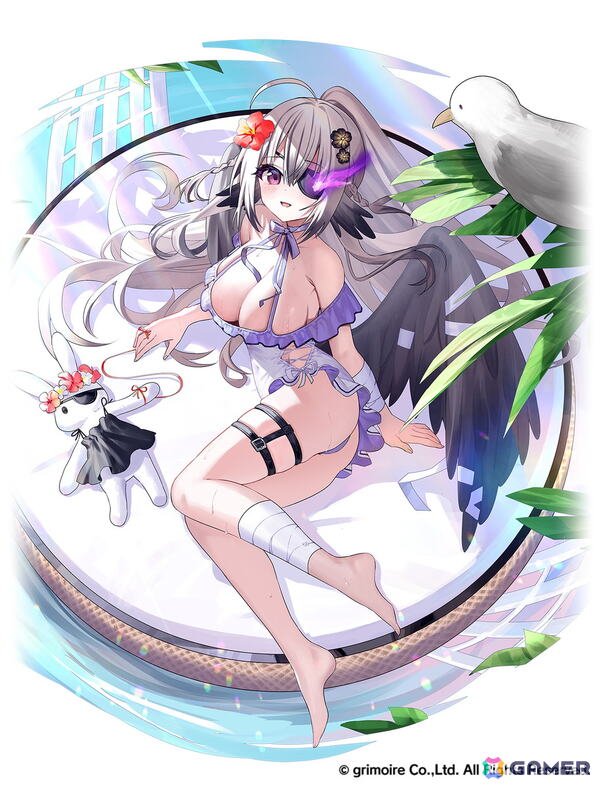 「ブレイブソード×ブレイズソウル」小原好美さん演じる「ハルピュイア=ホロウ.ALICE」に新水着魔装が登場！「魔剣製造《なにかがでかくてアツい水着》」開催の画像2