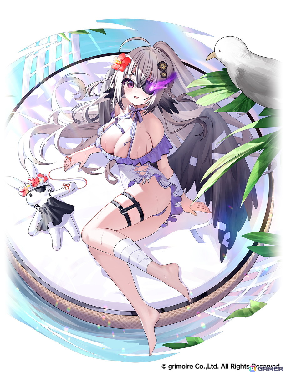 「ブレイブソード×ブレイズソウル」小原好美さん演じる「ハルピュイア=ホロウ.ALICE」に新水着魔装が登場!「魔剣製造《なにかがでかくてアツい水着》」開催の画像
