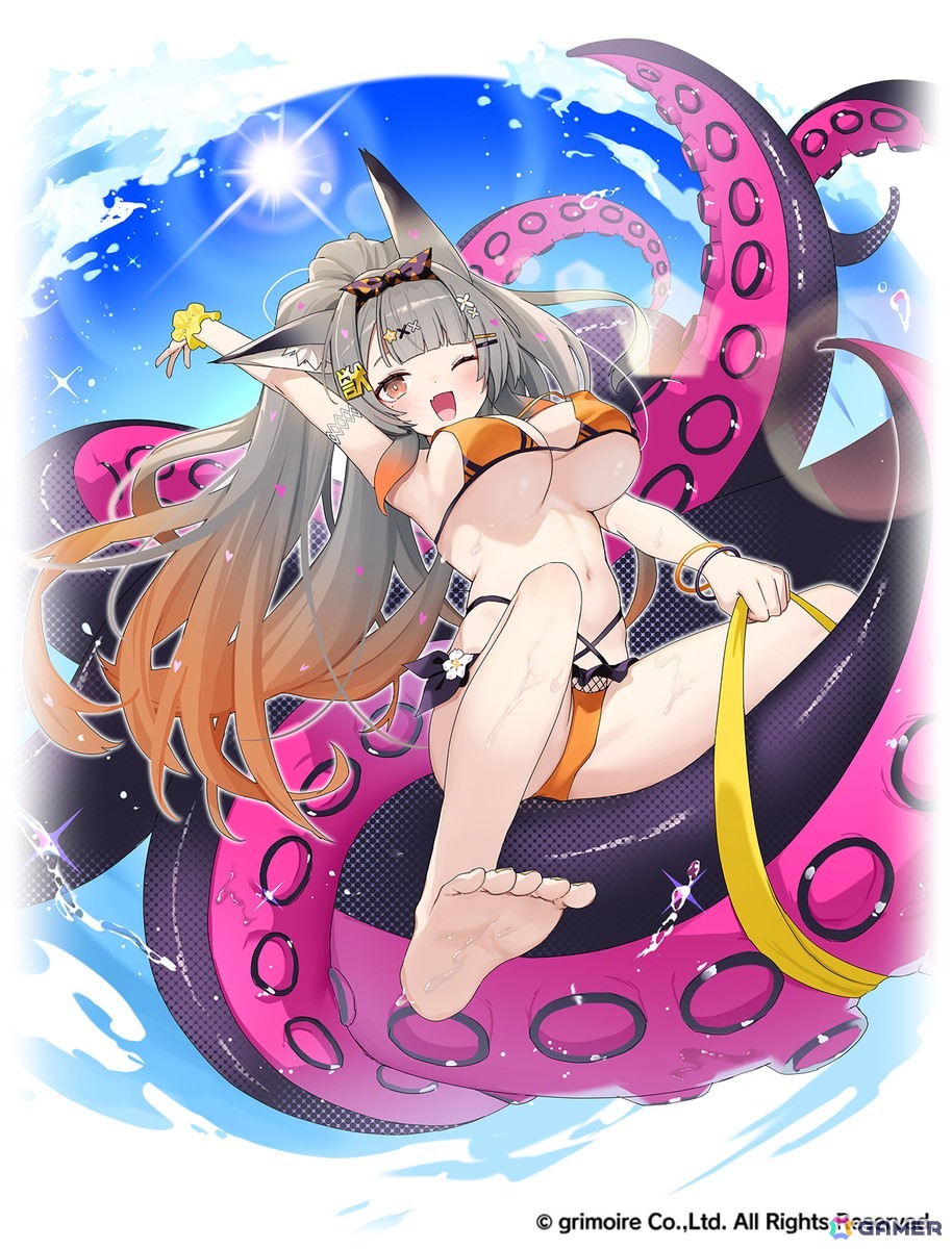 「ブレイブソード×ブレイズソウル」小原好美さん演じる「ハルピュイア=ホロウ.ALICE」に新水着魔装が登場!「魔剣製造《なにかがでかくてアツい水着》」開催の画像