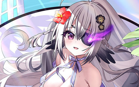 「ブレイブソード×ブレイズソウル」小原好美さん演じる「ハルピュイア=ホロウ.ALICE」に新水着魔装が登場!「魔剣製造《なにかがでかくてアツい水着》」開催