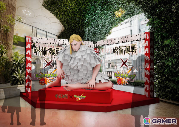 2mを超えるレジィ・スターの立体像が渋谷モディに出現！？「モンスト」×アニメ「呪術廻戦」の体験イベントが7月17日より開催の画像1