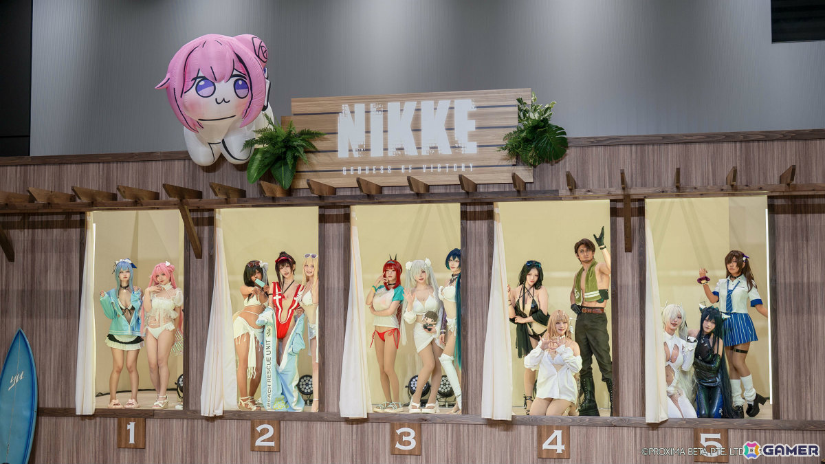 「勝利の女神:NIKKE」夏の特別イベントに2,300名超の指揮官が来場!クローゼットガチャやコスプレイヤーとの交流などを楽しむの画像