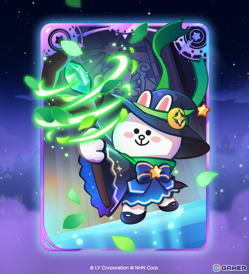 爽快魔法マージパズル「LINE マジマジ」がスマホ向けに配信!ブラウンやコニーたちと世界に彩りを取り戻そうの画像