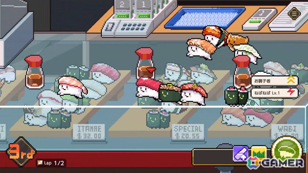 かわいいお寿司たちの育成レースゲーム「わびさび寿司ダービー」がリリース！レース途中で食べられた寿司は二度と戻ってこないの画像2