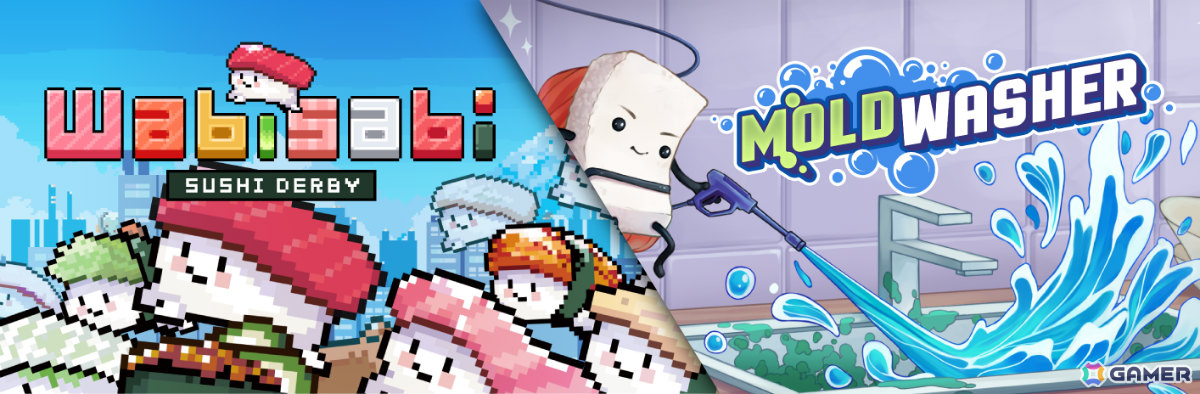 かわいいお寿司たちの育成レースゲーム「わびさび寿司ダービー」がリリース!レース途中で食べられた寿司は二度と戻ってこないの画像