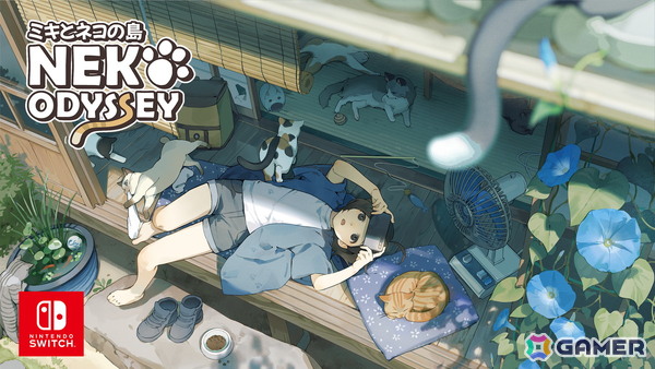 Switch版「ミキとネコの島 -Neko Odyssey-」が2026年7月30日に配信！ネコの写真を集める癒し系カジュアルADVの画像1