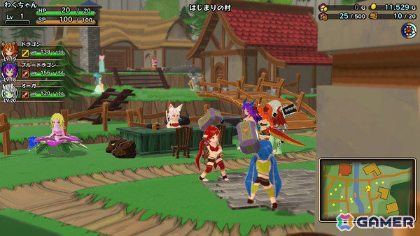 「不思議のダンジョン」風ローグライクRPG「魔物娘と不思議な冒険~力の宝珠と帰還の塔~ Remastered Edition」Switch 2版が発売!の画像