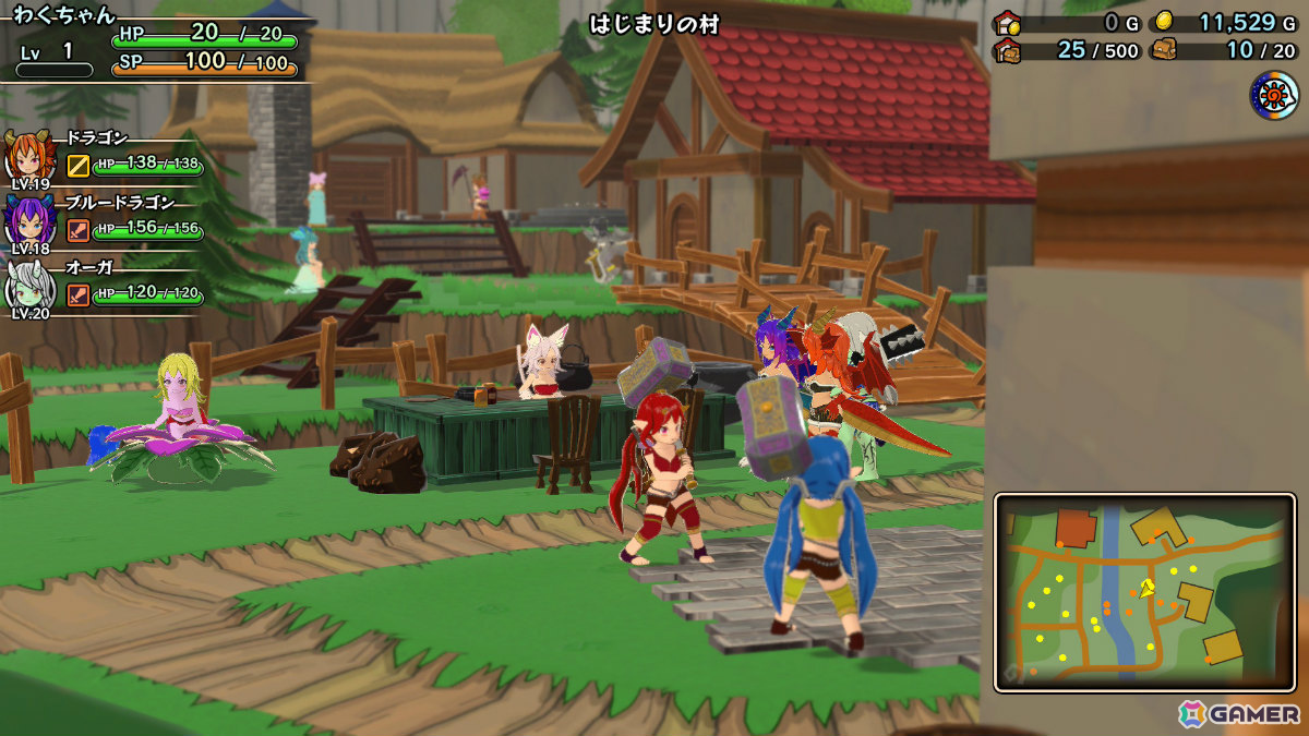 「不思議のダンジョン」風ローグライクRPG「魔物娘と不思議な冒険～力の宝珠と帰還の塔～ Remastered Edition」Switch 2版が発売！の画像12