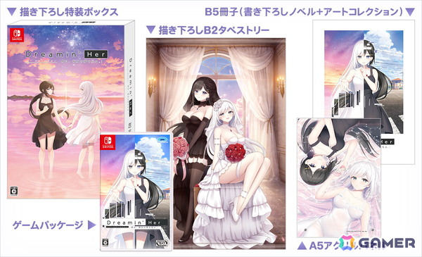 セヴンデイズのLIFE0による「Dreamin' Her - 僕は、彼女の夢を見る。-」Switch版が発売！村上奈津実さん、近藤唯さん、髙坂篤志さんらが出演の画像2