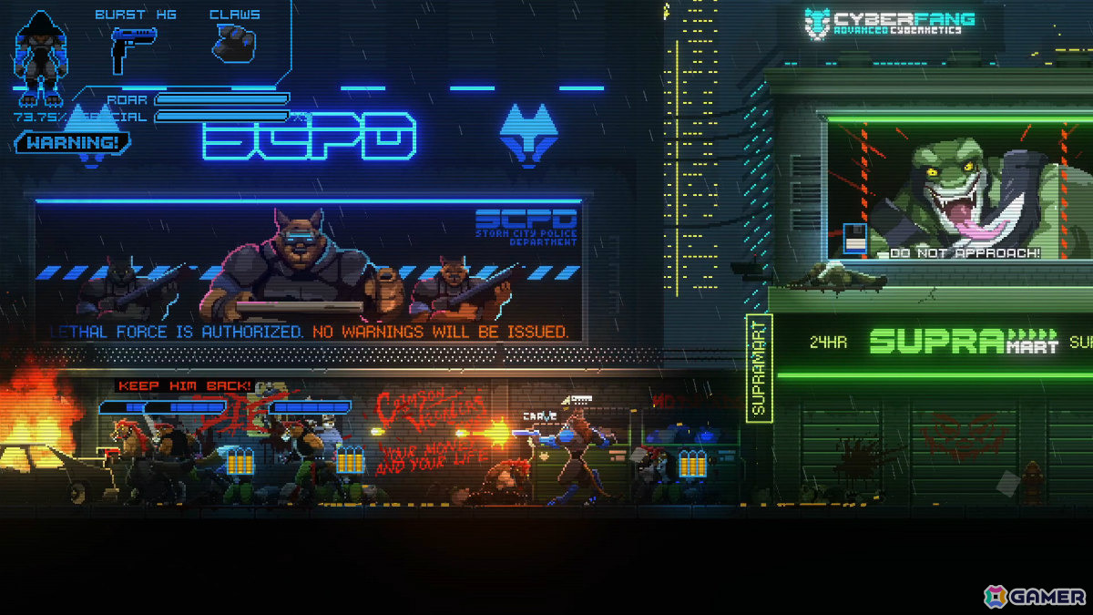 サイバネティック法執行官となりディストピア都市に秩序を取り戻す2Dアクション「Project Sentinel - Zero Tolerance」日本語ローカライズが発表！の画像6